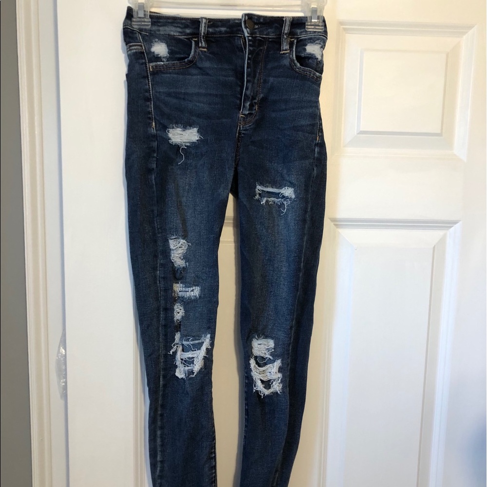 american eagle ripped jeans